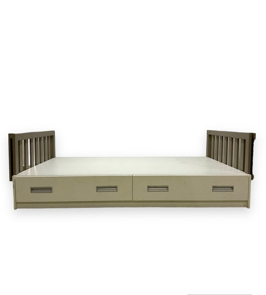Cama tarima con cajoneras