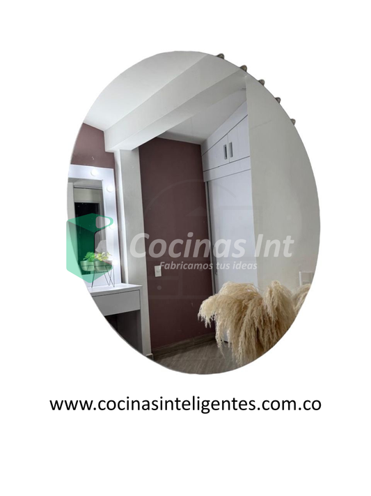 Espejo circular decorativo